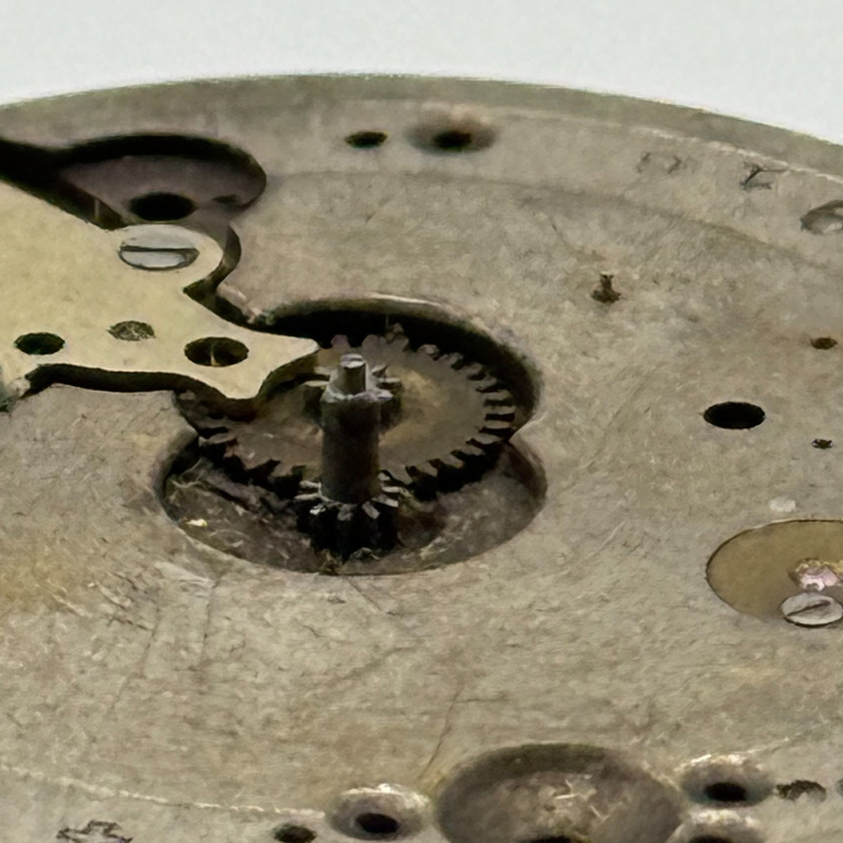 FHF Patent 51482 Watch Movement Swiss 7 Jewels Incomplete Parts Repair 29.2mm