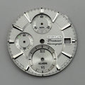 Seiko 7T62-0M48 Watch Dial Premier Chronograph Alarm Spare Parts Repair 27.9mm