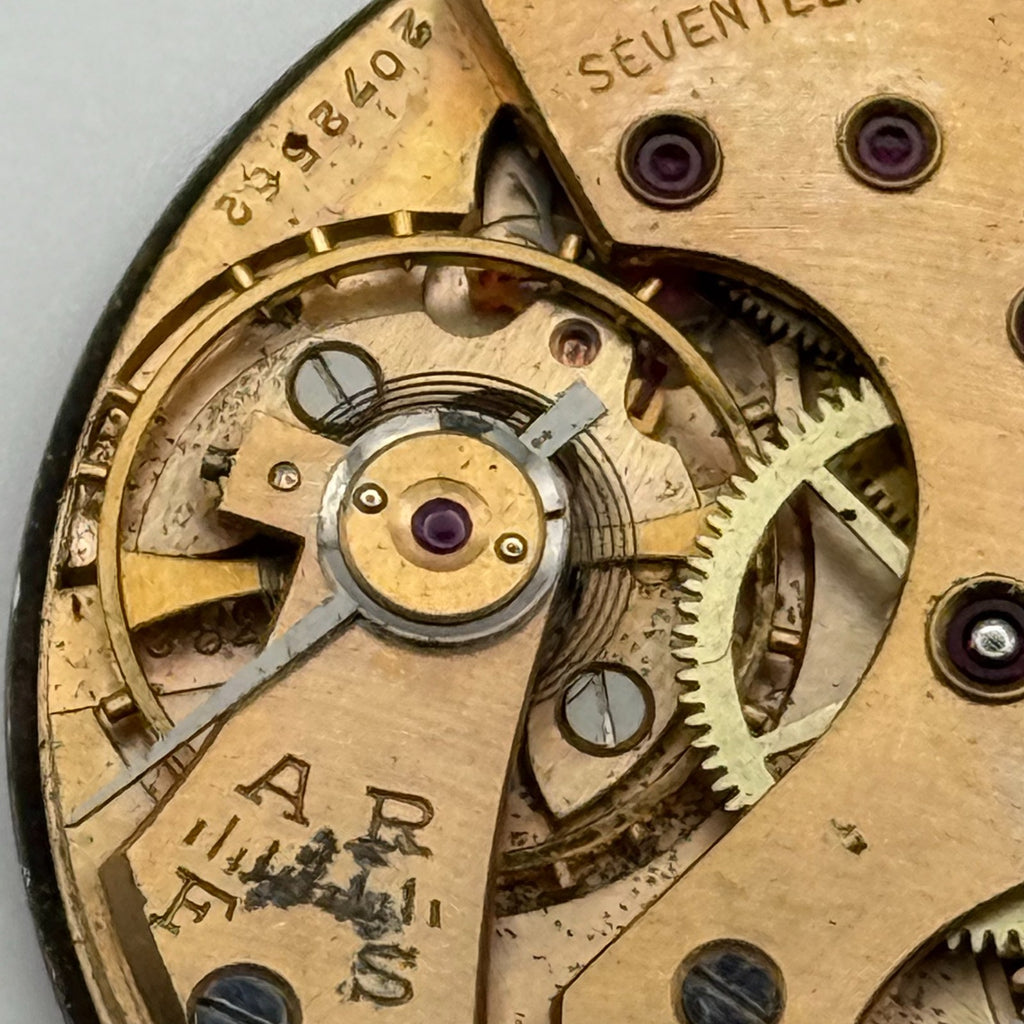 Tissot 38.2 Pocket Watch Movement Open Face 17 Jewels Sub Seconds Parts 38.2mm