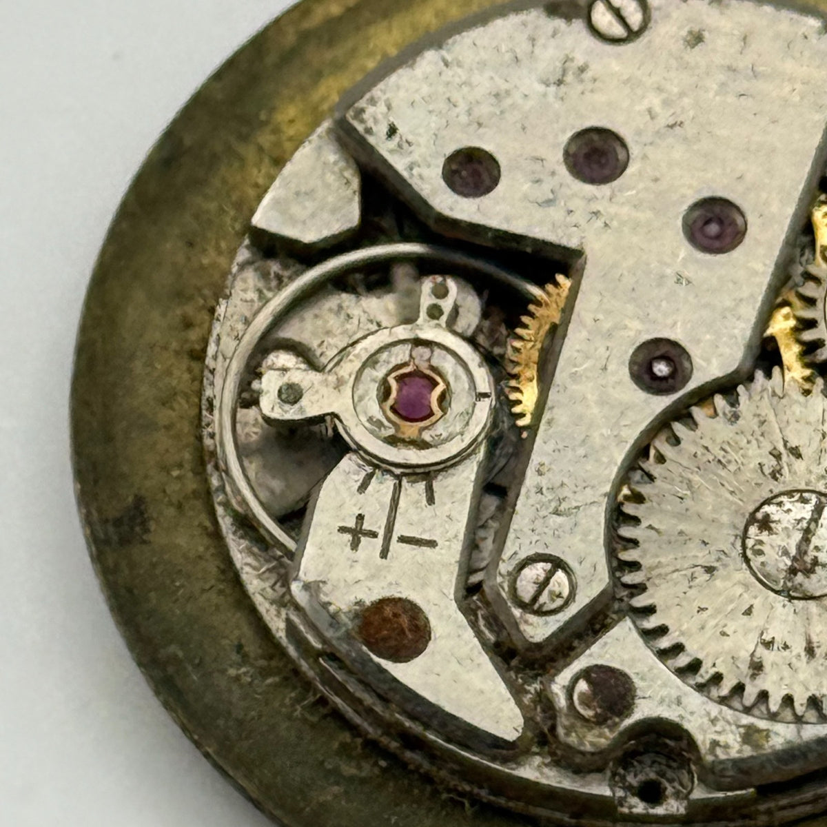 FHF 76 Watch Movement - Trident - For Parts / Repair - 23.5mm