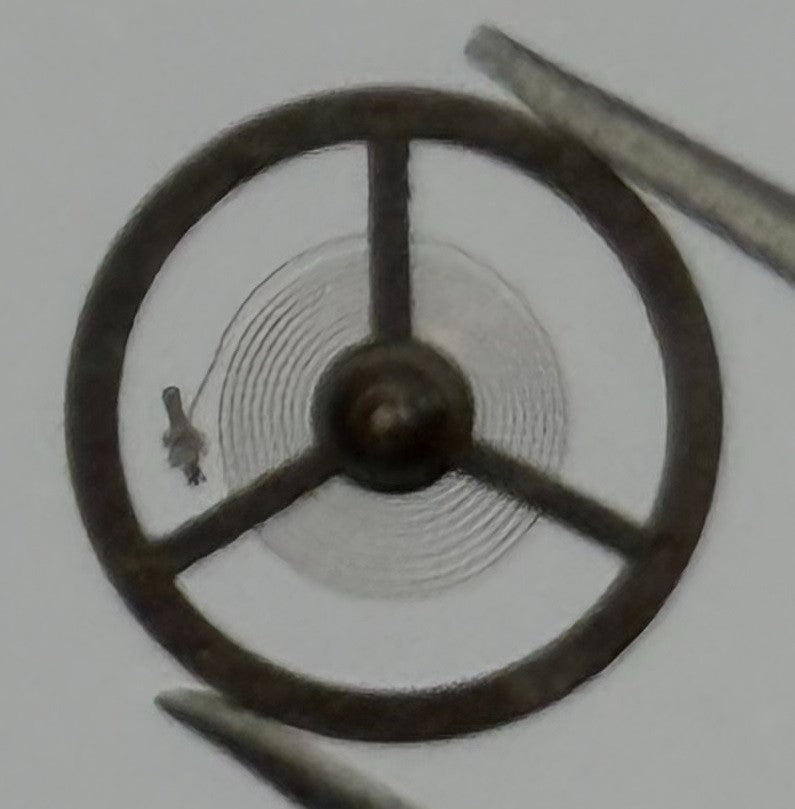 EB 1297 1463 Balance Wheel Complete And Spring 117 Watch Movement Parts NOS