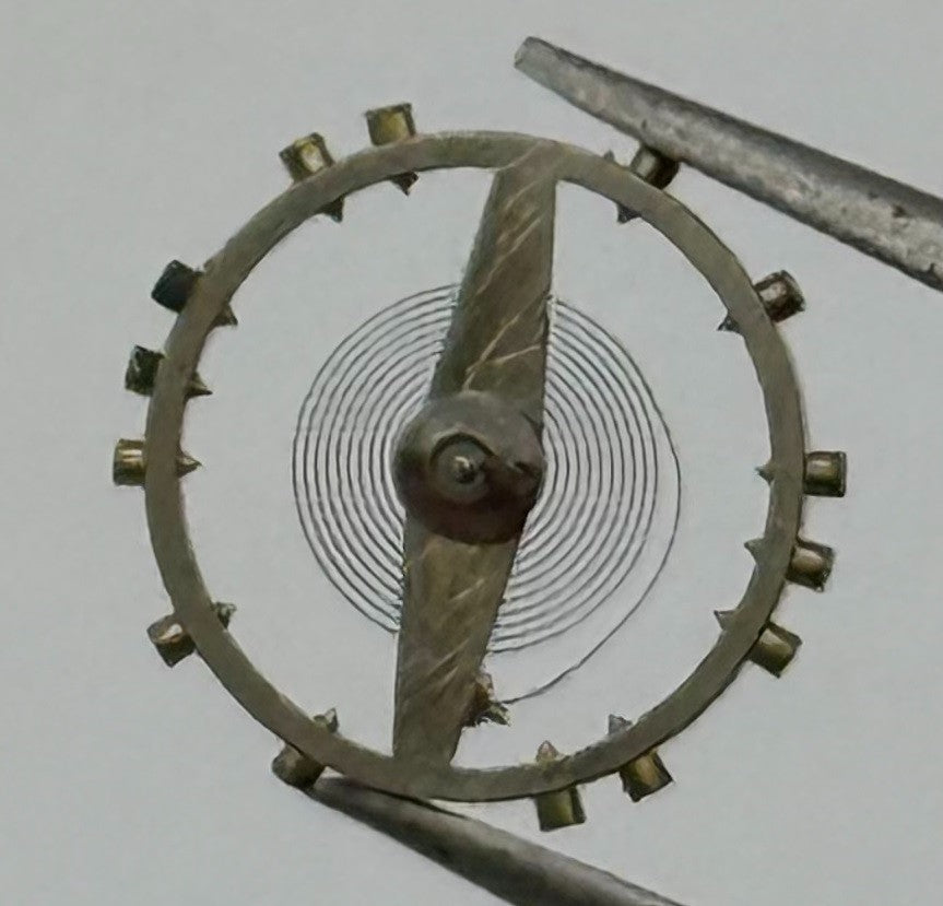 MST 352 Balance Wheel Complete And Spring Renata 687 M Watch Movement Parts NOS