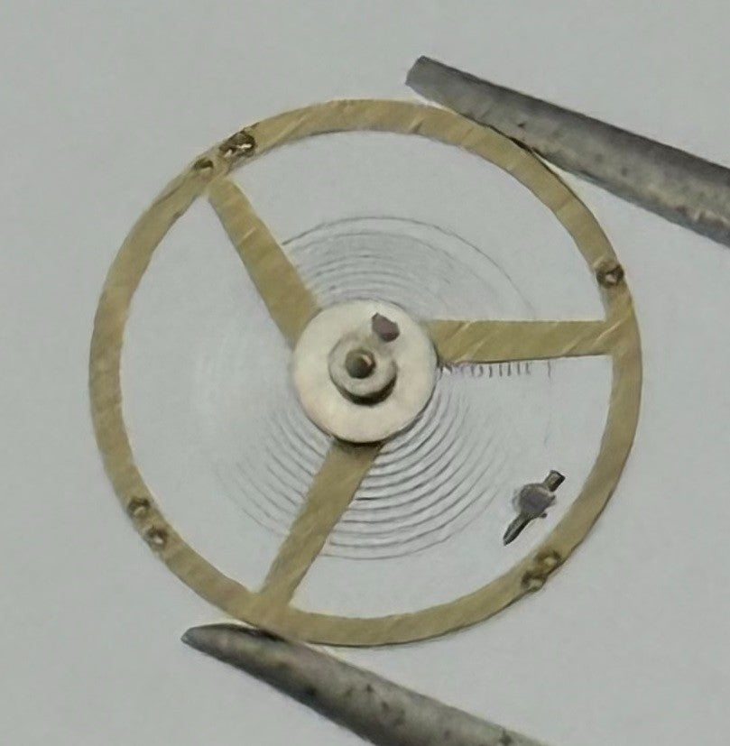 INTS 36-21 Balance Wheel Complete And Spring 1723 M Watch Movement Parts NOS