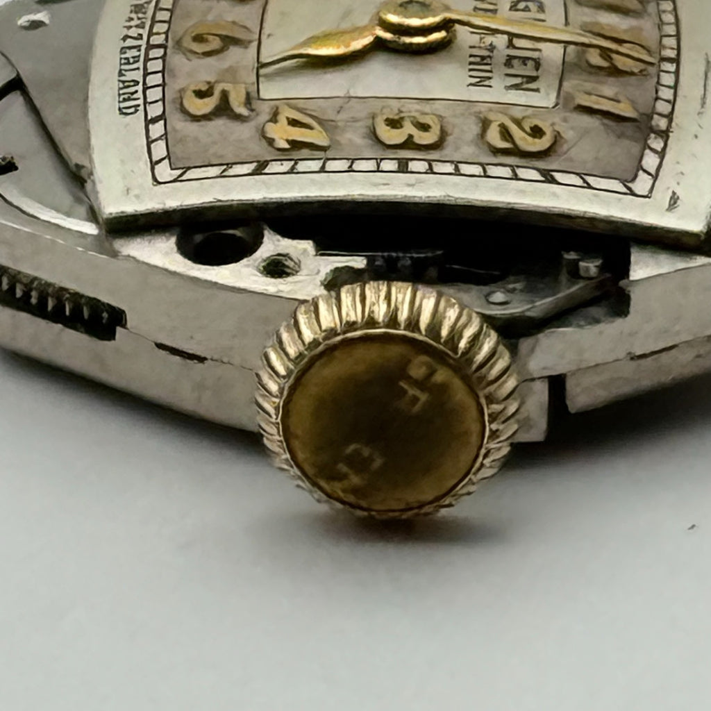 Gruen 211 Watch Movement Veri-Thin 15 Jewels Switzerland Manual Parts 15.3mm