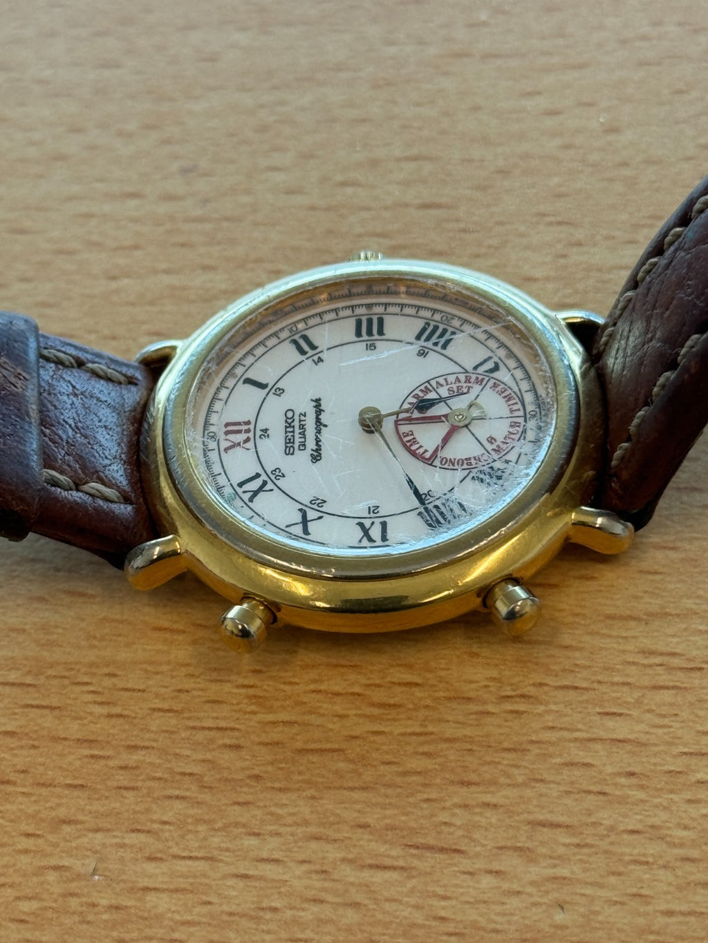 Seiko 8M25-6000 Dancing Hands Watch - Quartz Chronograph - Spares/Repairs