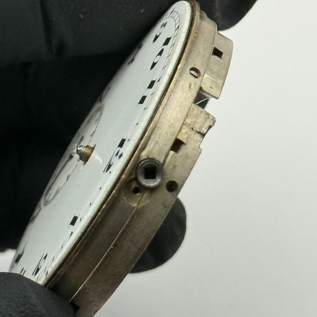 Hunter Pocket Watch Movement 15J Sub Seconds Swiss Manual Wind Parts 41.9mm
