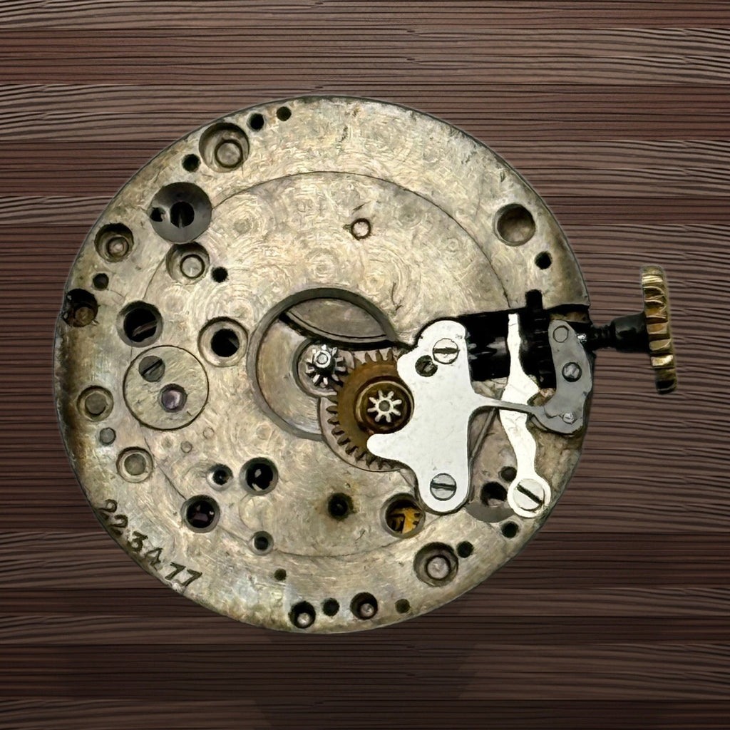 Unidentified Watch Movement Manual Wind Vintage Parts Repair Spares 19.7mm