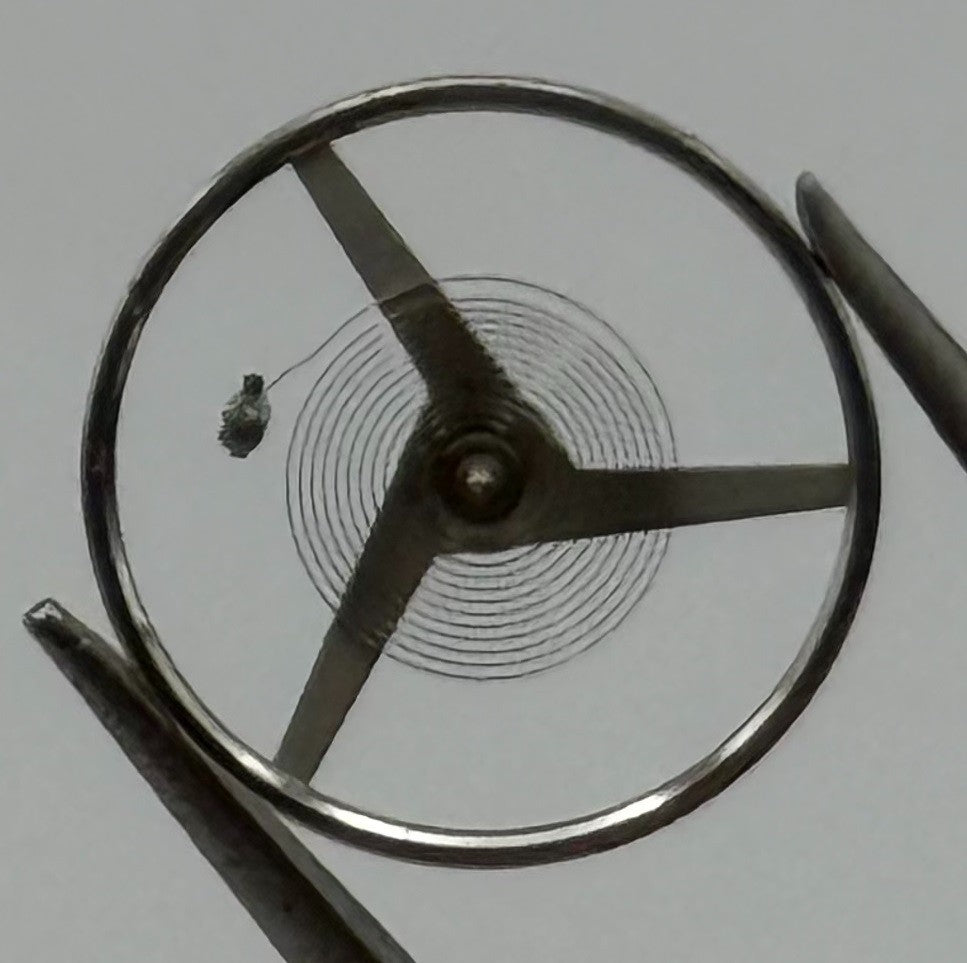Peseux 320 Balance Wheel Complete And Spring 1076 Watch Movement Parts Parts NOS