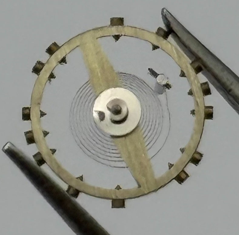 MST 396 Balance Wheel Complete And Spring 6¾-8’’’ 848 M Watch Movement Parts NOS