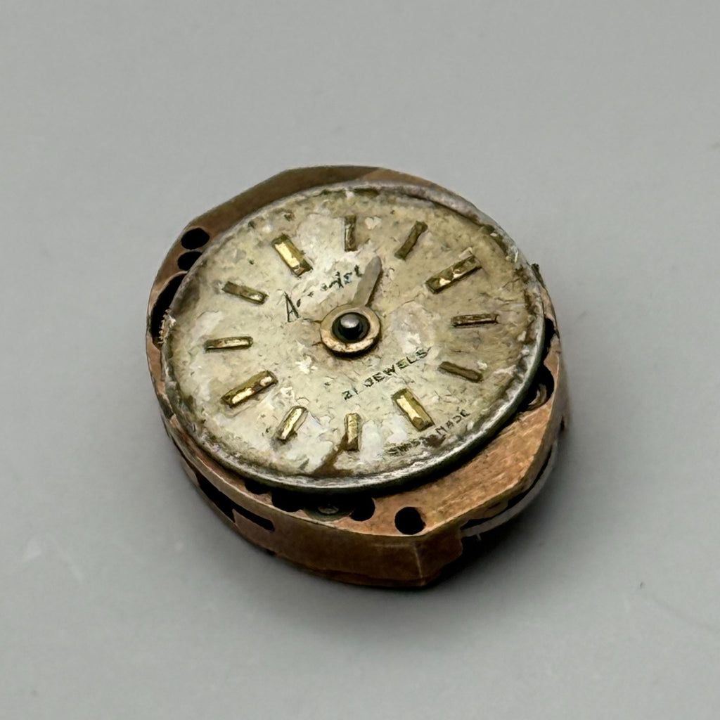 ETA 2437 Watch Movement Accurist 21 Jewels Swiss Manual Wind Parts Repair 12.8mm