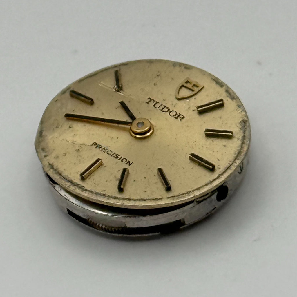 Tudor Precision Watch Movement - 17 Rubies Ladies - For Parts / Repair - 15.5mm