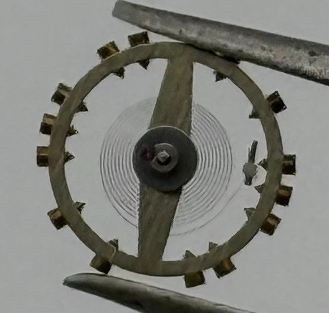 AS 976 1012 Balance Wheel Complete And Spring 29 M Watch Movement Parts NOS