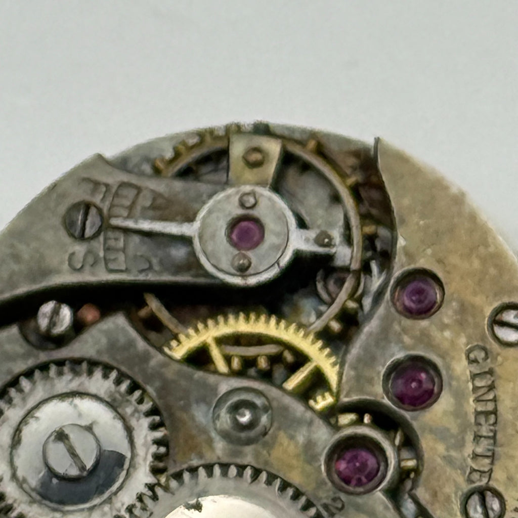 Cretets Watch Movement Ginette Swiss 16 Jewels Manual Wind Parts Repair 21.3mm