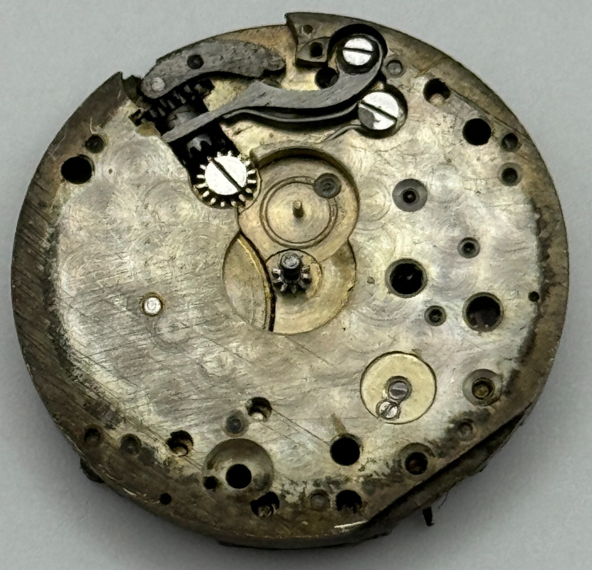 Cal 8028 Watch Movement Unidentified Manual Wind Swiss Vintage Parts 23.6mm