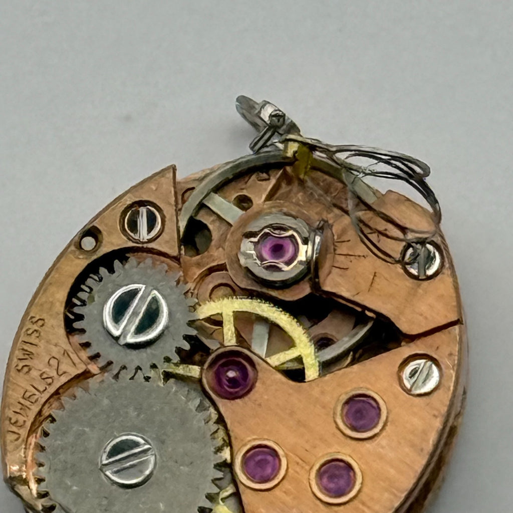 FEF 6630 Watch Movement Talis 21 Jewels Swiss Manual Wind Parts Repair 13mm