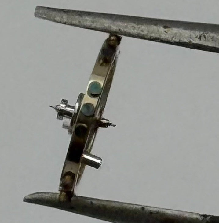 Unitas 530 Balance Wheel Complete And Spring 5¼’’’ Watch Movement Parts NOS