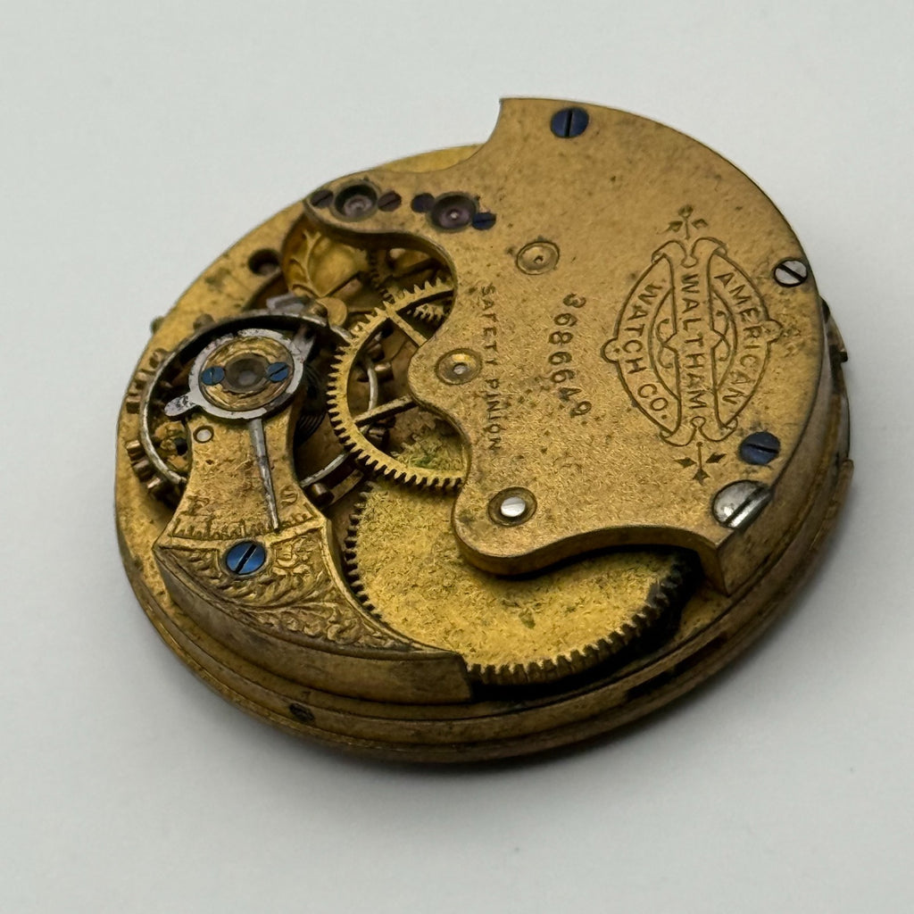 Waltham Grade G Watch Movement Seaside Quality Model 1882 American 1s Parts