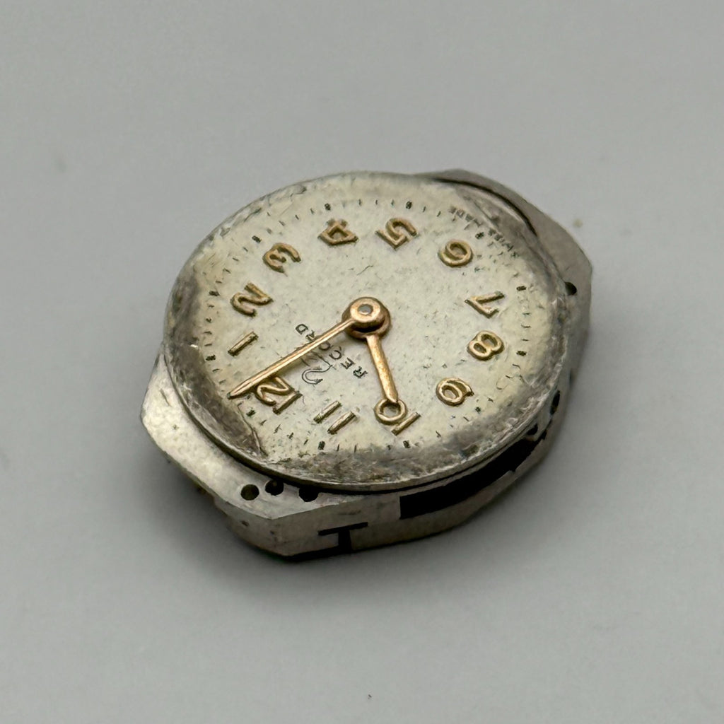 Record 75 Watch Movement Josmar 15 Jewels Swiss Manual Wind Parts Repair 15.2mm