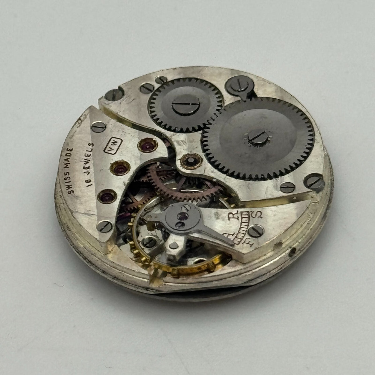 Revue VW Watch Movement Vertex High Grade Manual Wind Swiss Parts Repair 25.3mm 