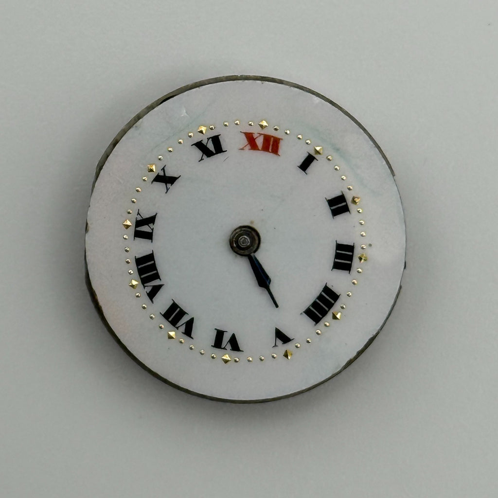 Buren Watch Movement - Running - For Parts / Repair