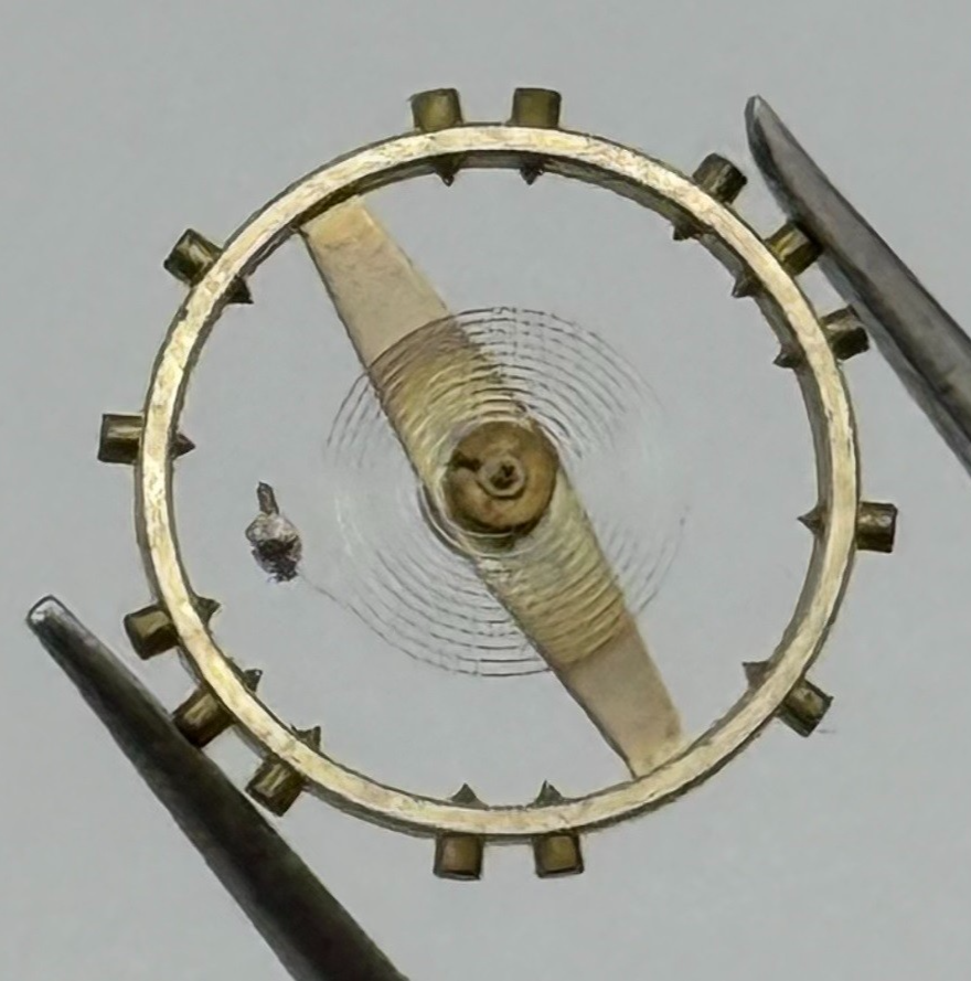 AS 1220 Inca Balance Wheel Complete And Spring 542 Watch Movement Parts NOS