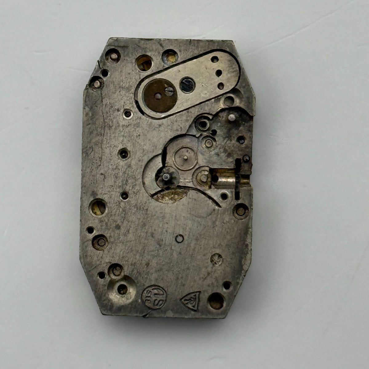 AS 519 Watch Movement A. Schild 10 Jewels Swiss Manual Wind Parts Repair 15.4mm