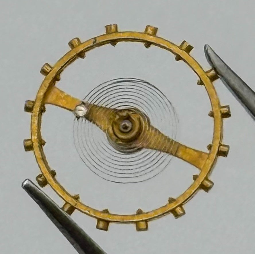 Smith 201 Balance Wheel Complete And Spring 10½''' 1294 Watch Movement Parts NOS