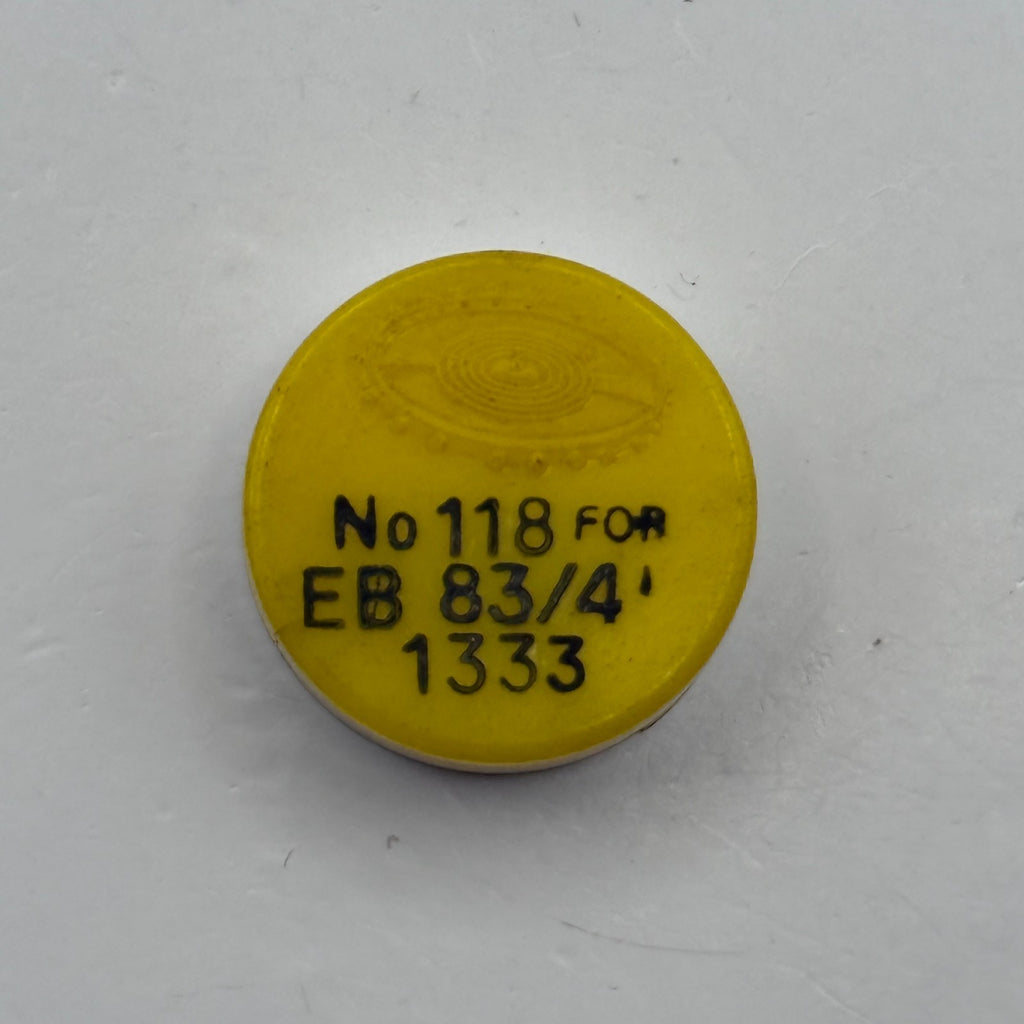 EB 1333 Balance Wheel Complete And Spring 8¾’’’ 118 Watch Movement Parts NOS