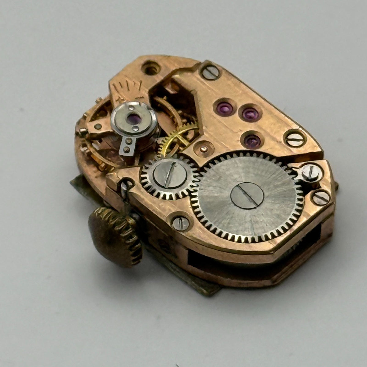 Hyppolyte Parrenin 25 Watch Movement Elco Swiss Manual Wind Parts Repair 12.7mm