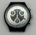 Vintage Swatch Chrono Watch SCN102 Silver Star 1990 ETA Quartz Swiss 39mm Parts 