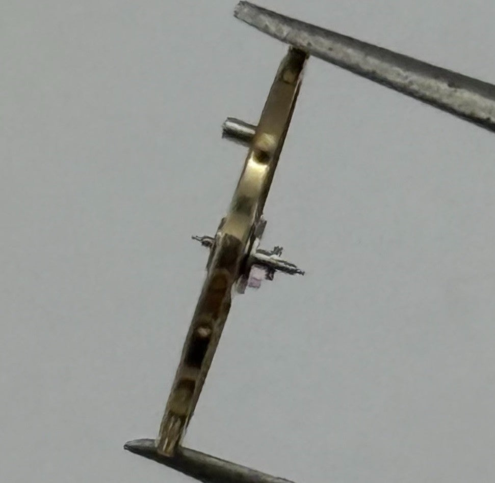 FHF 72 Balance Wheel Complete And Spring Renata 585 Watch Movement Parts NOS