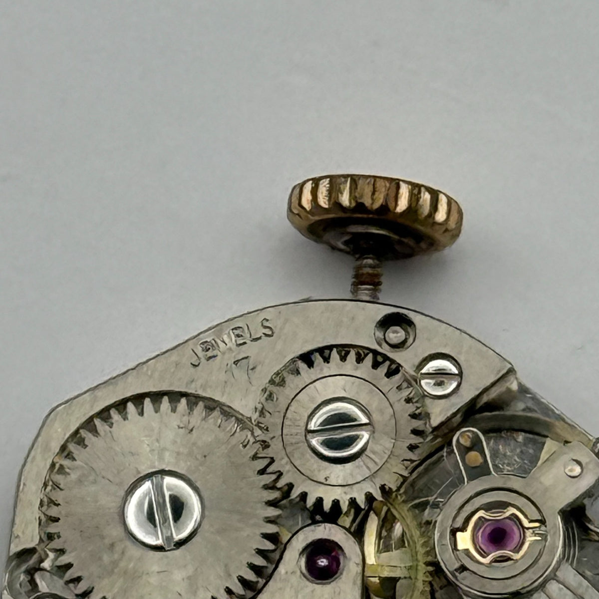 FEF 6662 Watch Movement Avia 17 Jewels Swiss Manual Wind Parts Repair 15.3mm