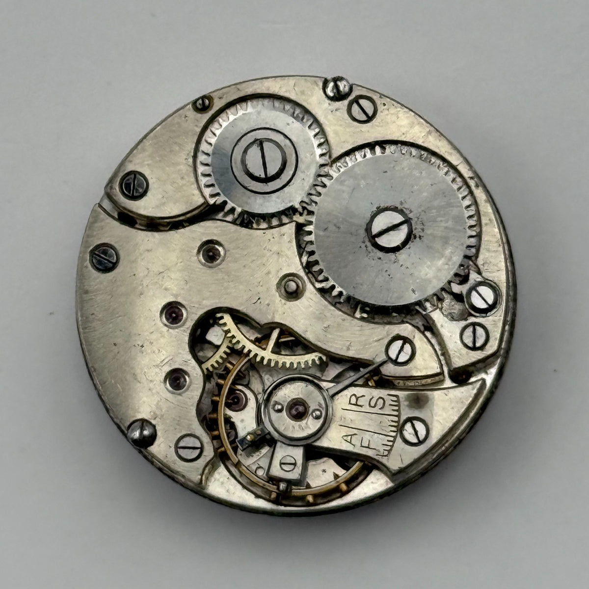 Unidentified Trench Watch Movement - Sub Seconds - For Parts / Repair - 24.7mm