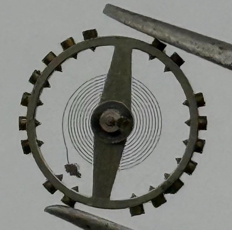 FHF 60 Balance Wheel Complete And Spring 6¾-8’’’ 200 M Watch Movement Parts NOS