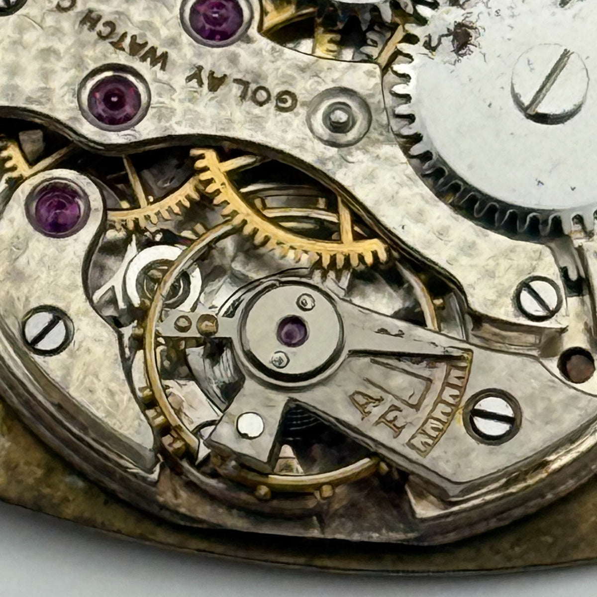 Art Deco Golay Watch Co Watch Movement - For Parts / Repair - 21.4mm