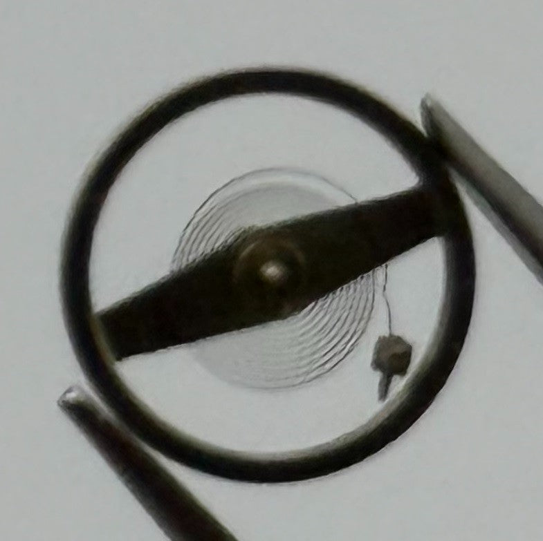 Brac 2051 Balance Wheel Complete And Spring 5½’’’ 69 M Watch Movement Parts NOS