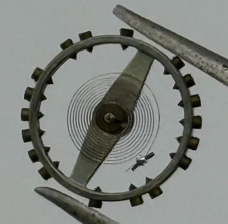 AS 1051 Balance Wheel Complete And Spring 5¼’’’  34 M Watch Movement Parts NOS