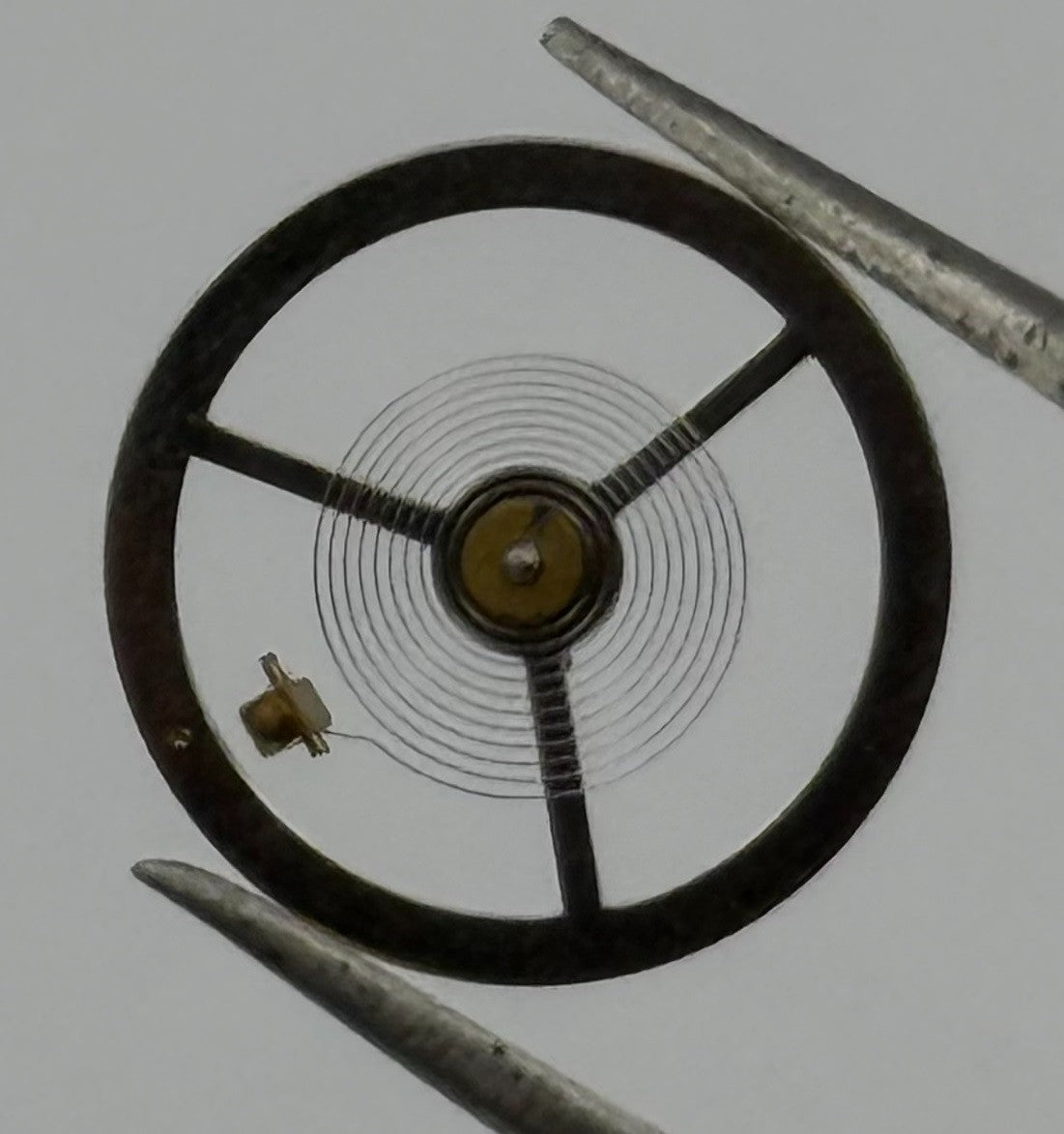 Brac 500 508 Balance Wheel Complete And Spring 12’’’ 5225 Watch Movement Parts