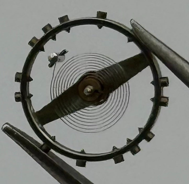 Cupillard 110 Balance Wheel Complete And Spring 5¼’’’ 169 Watch Movements Parts