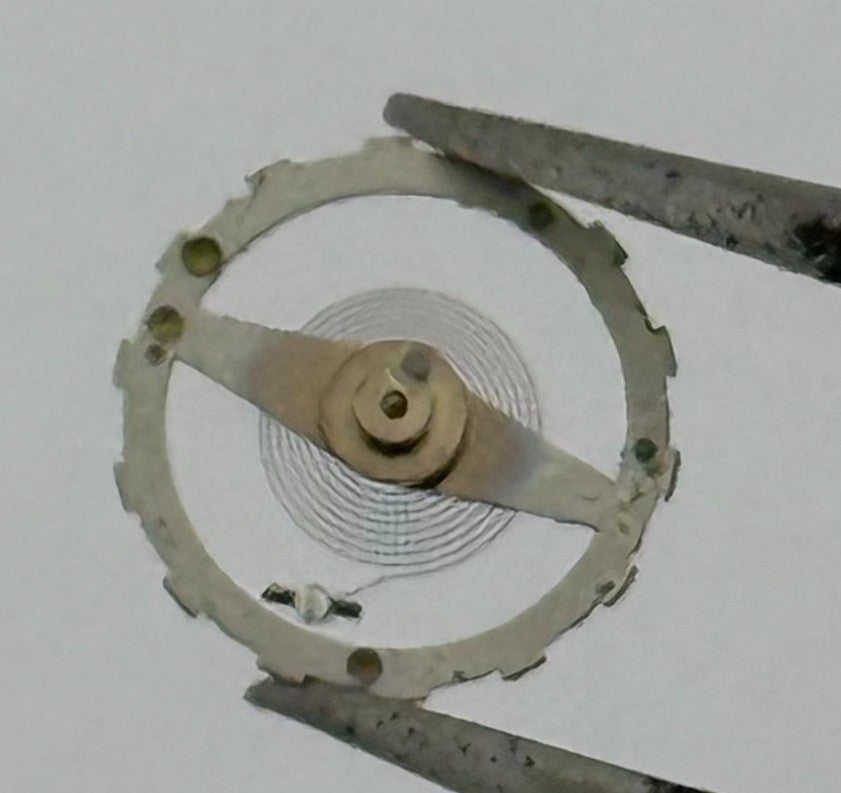 Roseba 70 Balance Wheel Complete And Spring 6¾’’’–8’’’ Watch Movement Parts NOS