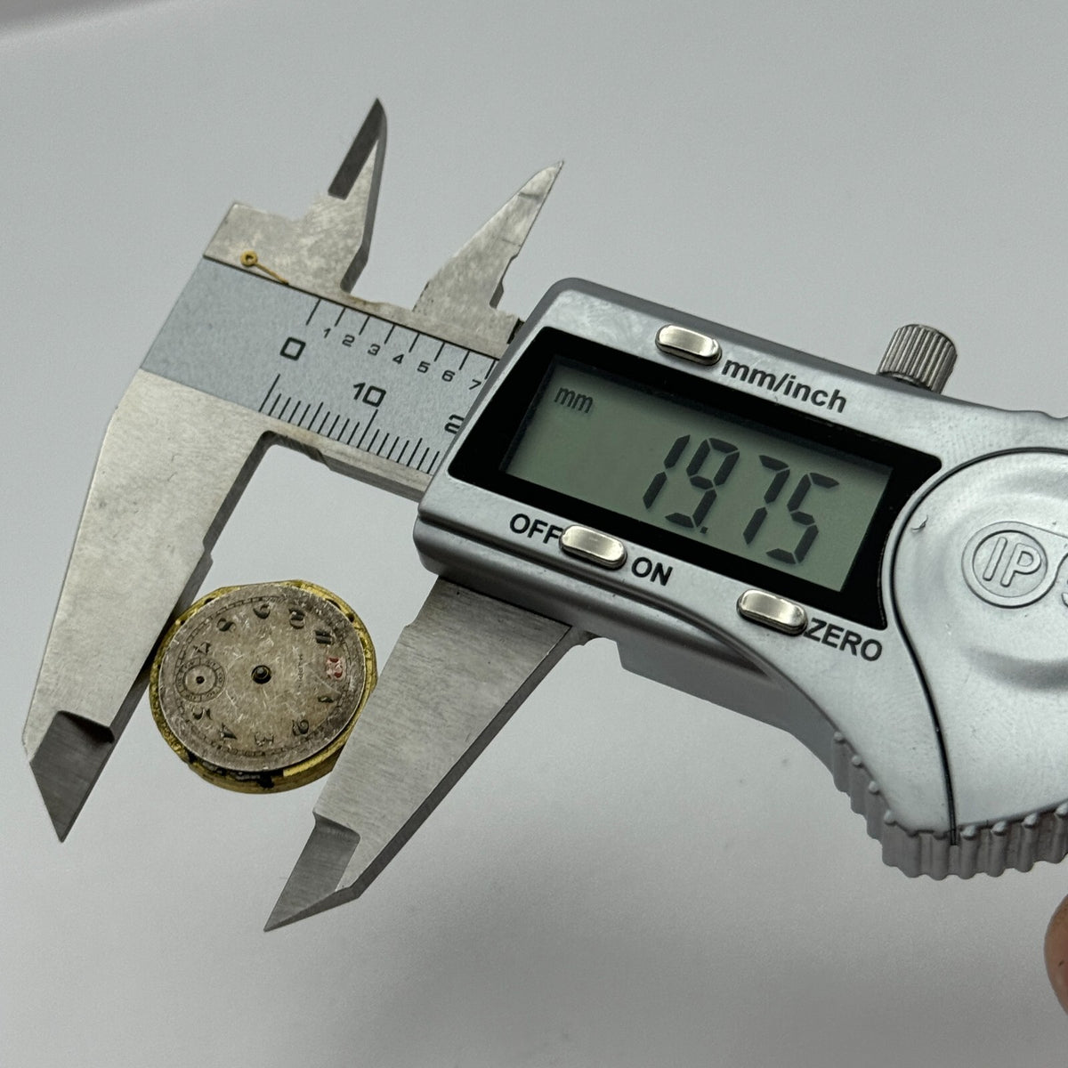 Mappin 18 Watch Movement Jewels Sub Seconds Manual Wind Parts 19.8mm