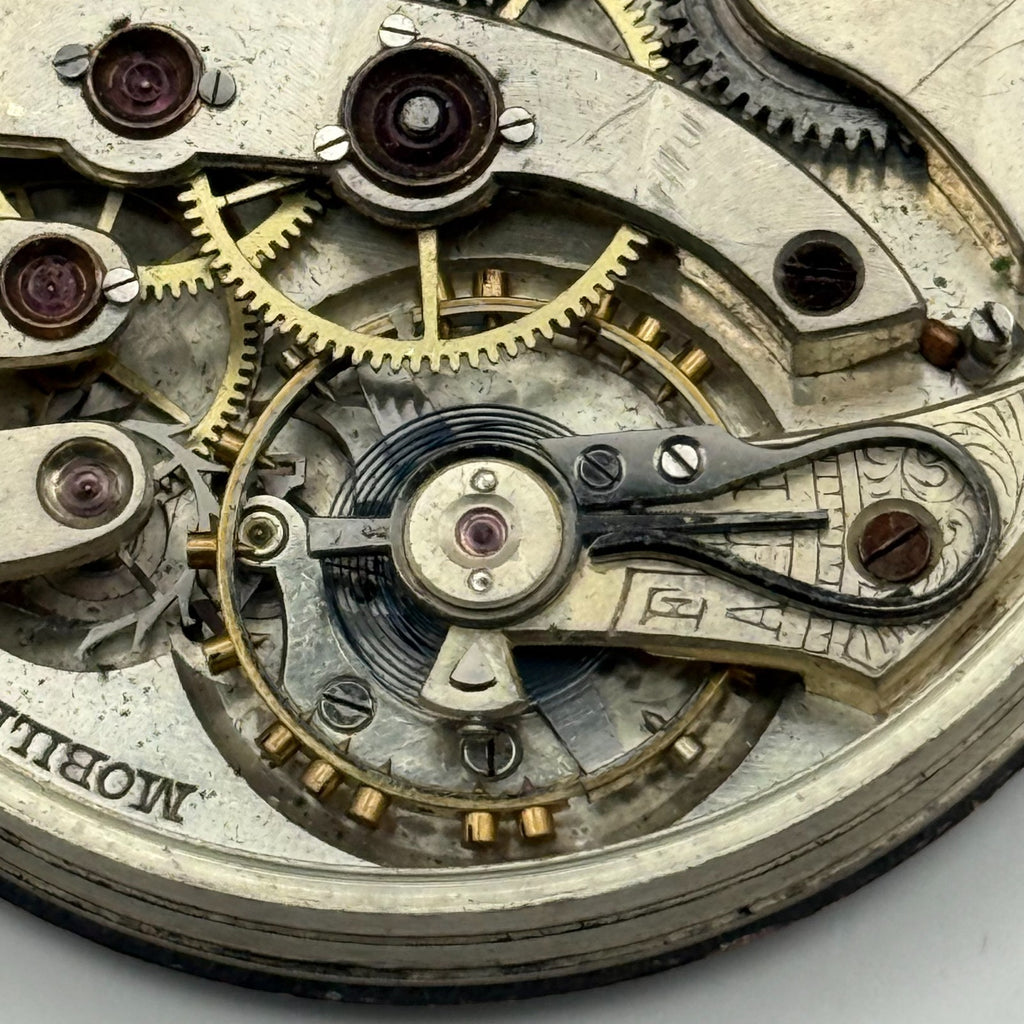 Mobilia Pocket Watch Movement High Grade Open Face Sub Seconds Parts 45.1mm