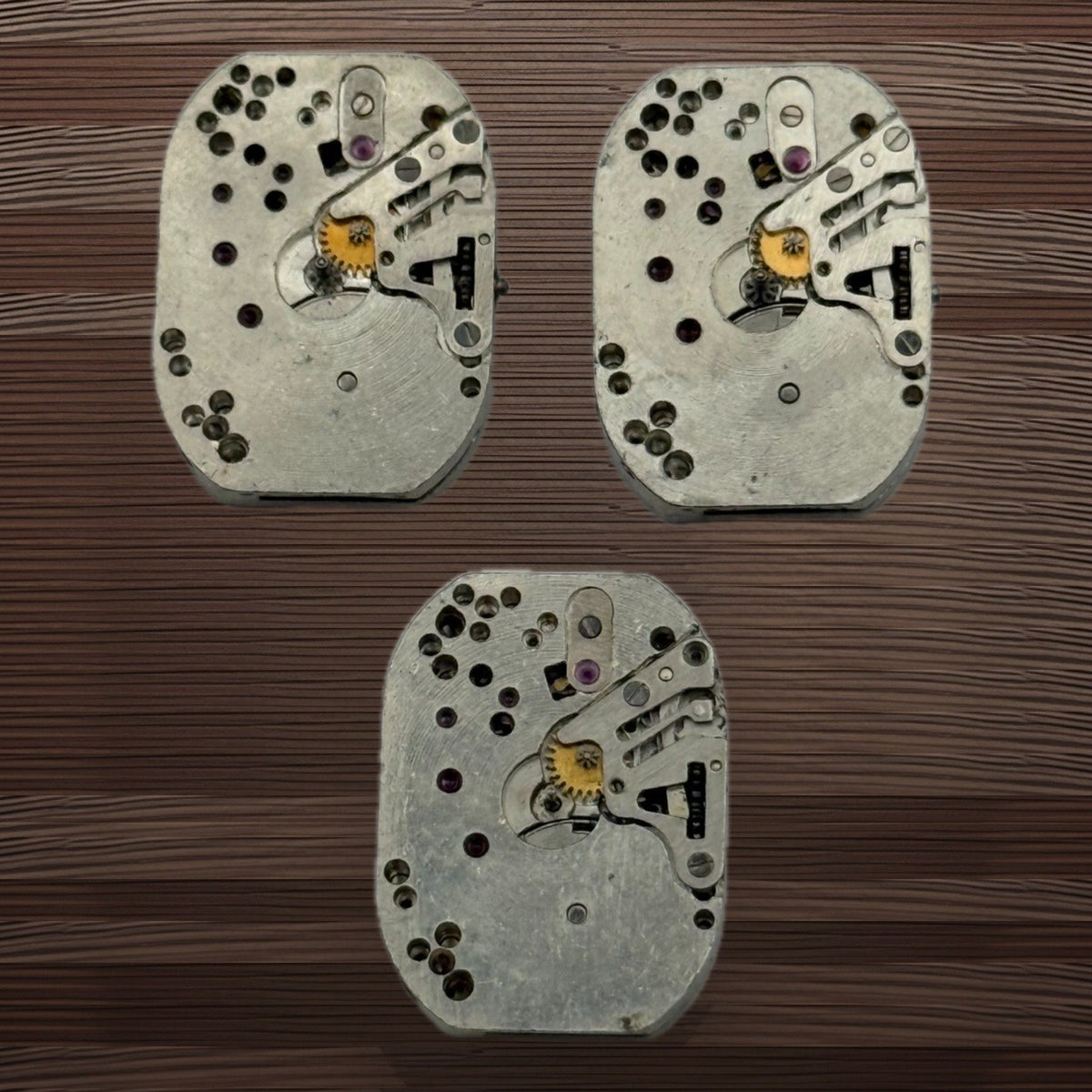 Luch Zaria 1800 Watch Movement Soviet USSR Ladies x 3 Pieces Parts Repair 14.4mm