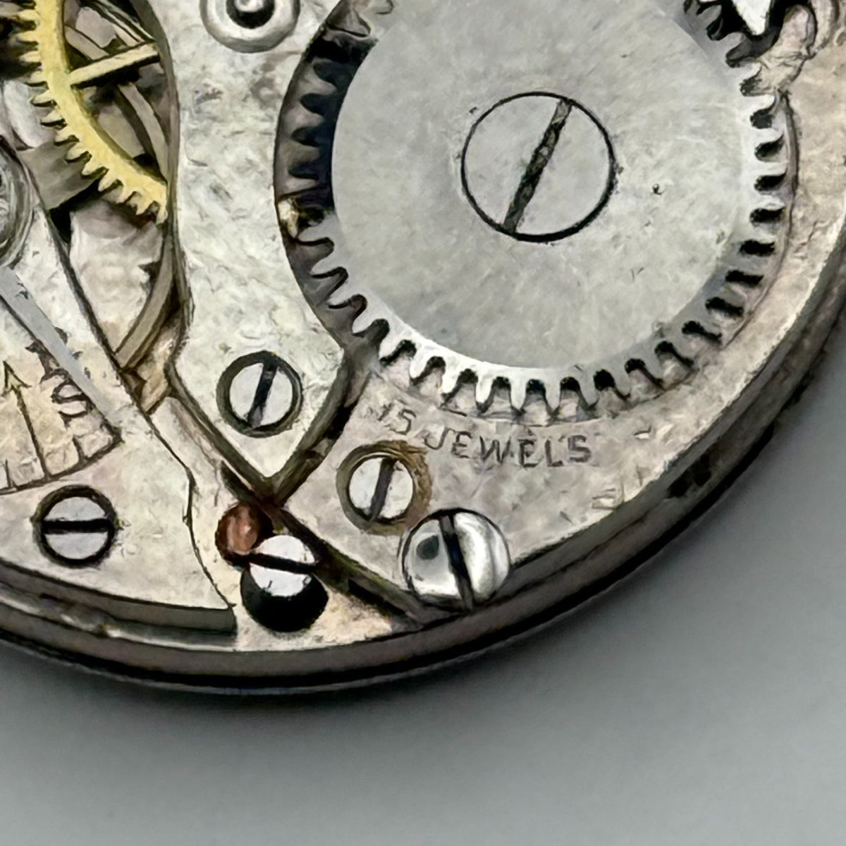 Unidentified Watch Movement Swiss Made Manual Wind Vintage Parts Repair 21.9mm