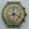 Vintage Swatch Chrono Watch SCG100 Golden Globe 1992 ETA Quartz Swiss 40mm Parts