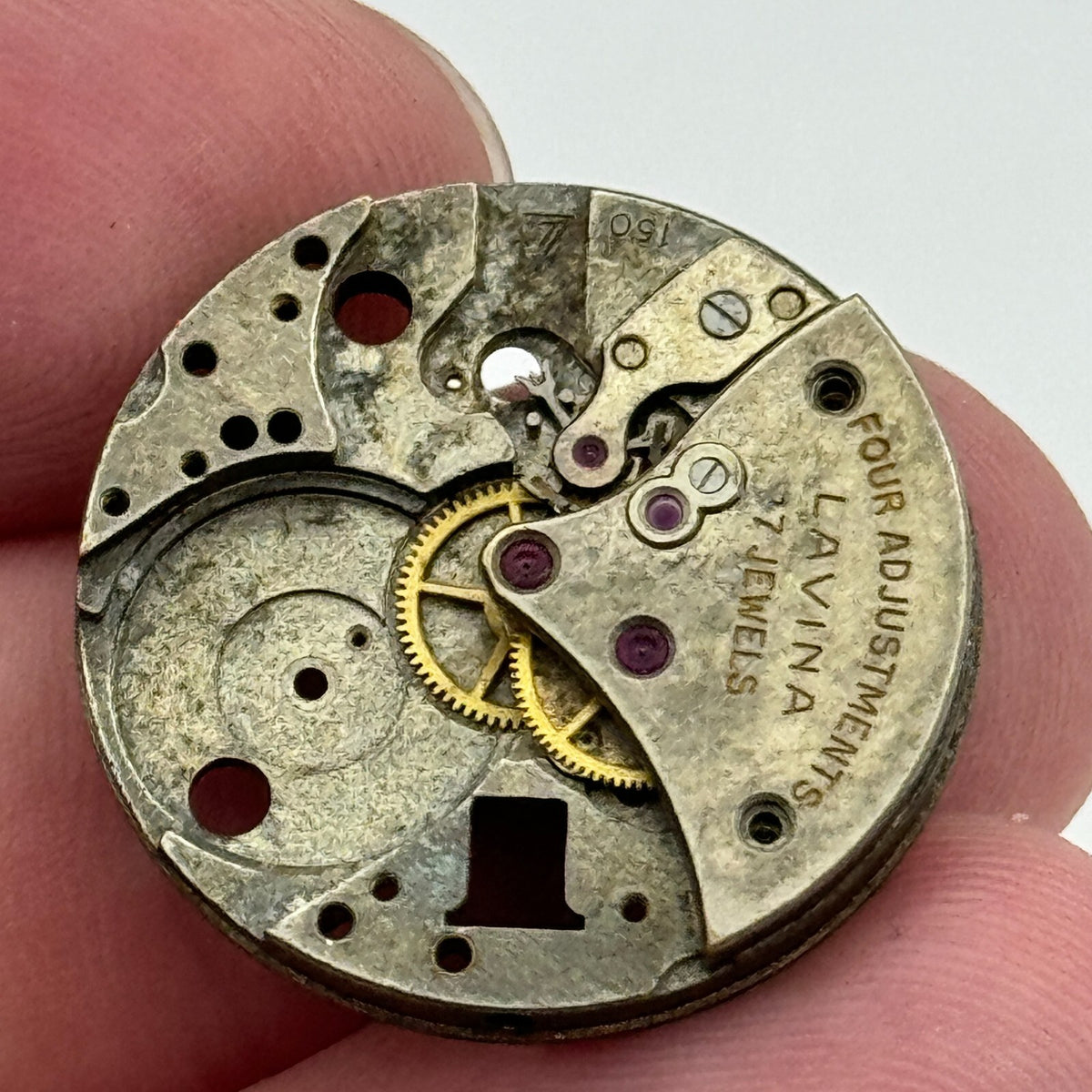 Lavina 150 Watch Movement - For Parts / Repair - 23.6mm