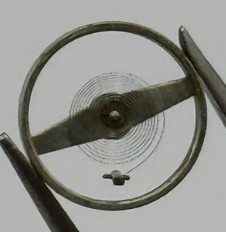 FEF 370 371 Balance Wheel Complete And Spring 176 Watch Movement Parts NOS
