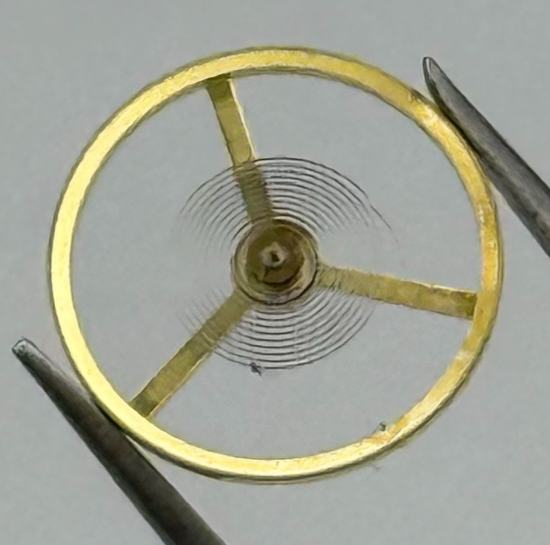 C.603 Balance Wheel Complete And Spring 10½’’’ Renata Watch Movement Parts NOS
