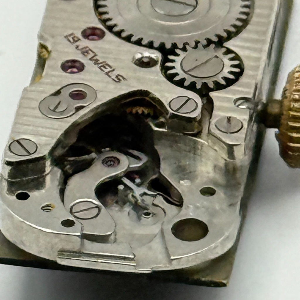 Citizen 9407 Parashock Baguette Watch Movement - For Parts / Repair - 10.2mm