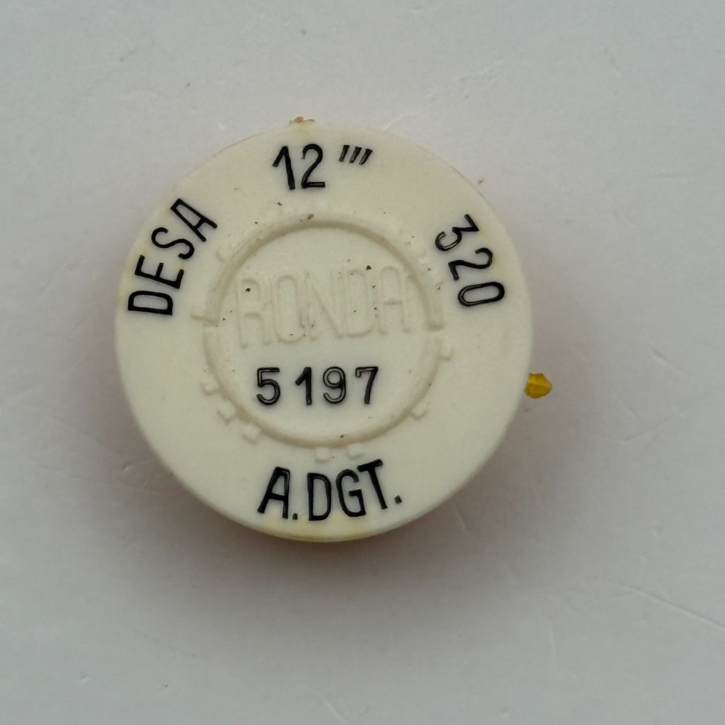 Desa 320 Balance Wheel Complete And Spring 12’’’ 5197 Watch Movement Parts NOS